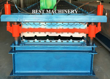 Color de la capa doble cubierto cubriendo el rollo del perfil del acero de hoja que forma la máquina