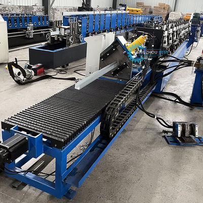 Máquina de moldeado de paneles de techo de revestimiento de paredes secas de tres perfiles