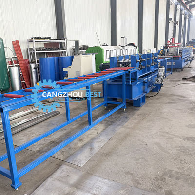 Máquina hidráulica de moldeado de rollos de acero galvanizado con perfiles de caja de vigas de tamaño múltiple