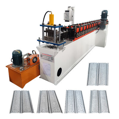 Máquina formadora de rollos de puerta de persiana enrollable de acero de alta velocidad