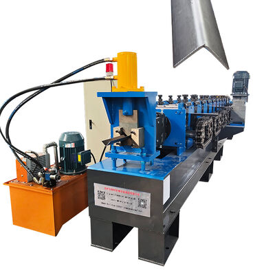 Automática de acero negro 20x50 ángulo de acero haciendo máquina de formación de rodillos