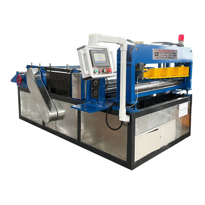 Aluminum PPGI Galvanized Steel Coil Sheet Hydraulic Cutting To Length Roll Forming Machine 