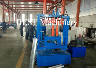 Sección de Z/rollo automáticos de la correa que forma la máquina pre que perfora el material de acero del rodillo Gcr15