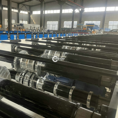 YX1000 0,3-1,2 mm Maquina de moldeado de perfiles de acero de piso 380VAC para el mercado de Turquía
