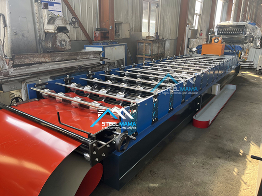 Máquina de formación de láminas de techo de acero de alta velocidad 45# con potencia de motor de 4 kW