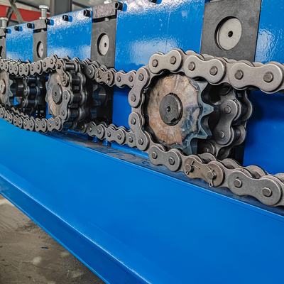 Profile de acero galvanizado de control PLC de la cubierta de la hoja de piso de la máquina de formación de rodillos