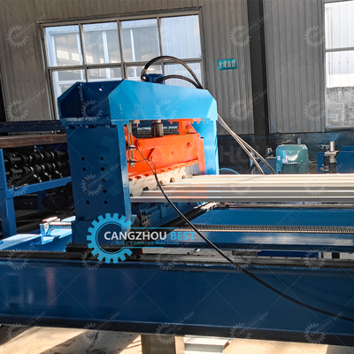 Máquina de moldeado de láminas de acero para pisos galvanizados sin parar 20 m/min