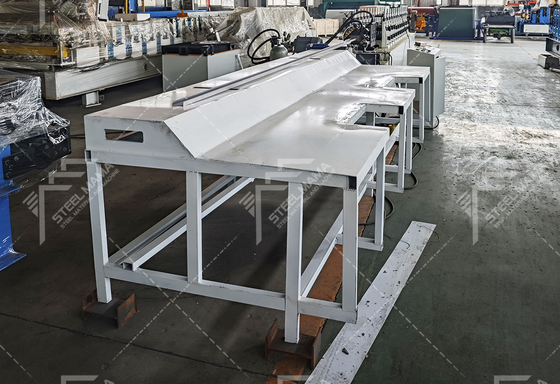 Máquina automática de moldeado de rodillos y pistas de metal para la producción de redes de techo