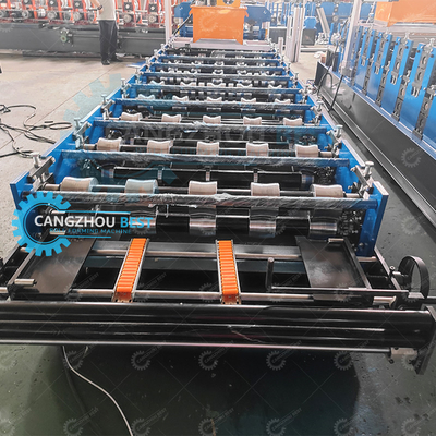 Máquina de moldeado de láminas de techo de metal con pantalla táctil de 1000 mm