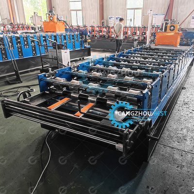 Máquina de moldeado de láminas de techo de metal con pantalla táctil de 1000 mm