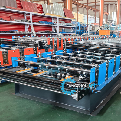 Máquina de moldeado de láminas de techo de corte automático hidráulico