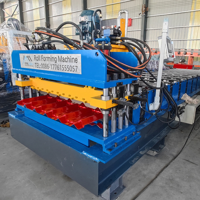 Máquina de moldeado de láminas de techo de doble capa con contador de alta precisión