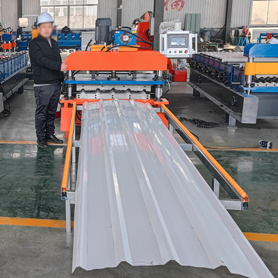 Máquina de fabricación de perfiles de acero de color de alta velocidad con panel de panel de techo
