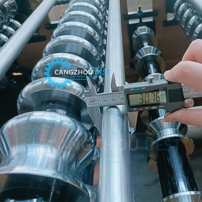 Ancho de bobina de 1000 mm Máquina de formación de rollos de doble capa con perfil de acero corrugado de chapa IBR