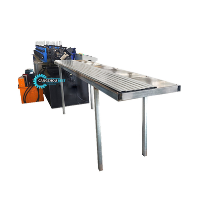 Máquina de moldeado de rodillos de corte y perforación hidráulica del canal principal