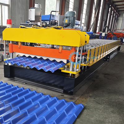 Máquina de moldeado de láminas de revestimiento de techo de metal con acristalamiento 8.5kw