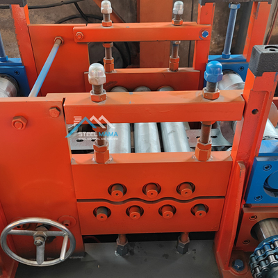Máquina de moldeado de rollos de canal C sin estructurar con caja de engranajes de transmisión de carga pesada
