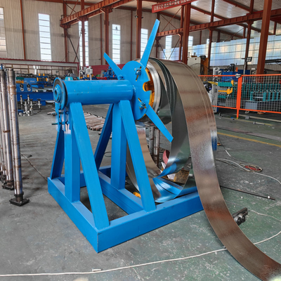 Automático de control PLC marco de puerta de autobloqueo haciendo máquina de moldeado de rodillo en frío