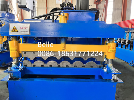 9-11 filas máquina de techo con acero 300H y 8-12m/min Productividad