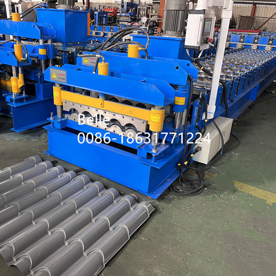 9-11 filas máquina de techo con acero 300H y 8-12m/min Productividad