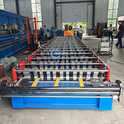 PPGI GI Profile de acero Zee Tiles Roll Forming Machine con alta precisión dentro de 1 mm