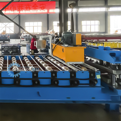 Sistema de control PLC 22 pasos rodillos de acero de perfil de techo de tejas máquina de formación de rodillos