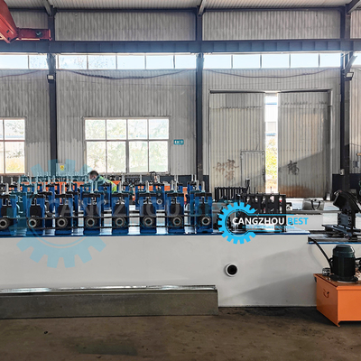 Máquina de moldeado de rodillos de acero para estructuras de acero de 7,5*1,2*1,5 m