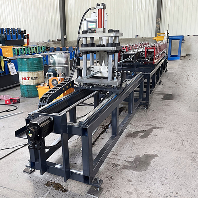 Máquina de moldeado de rodillos con sistema de corte hidráulico