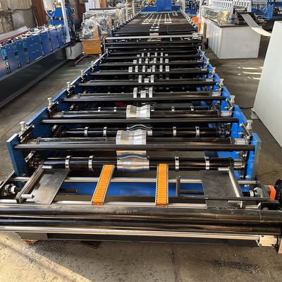 Perfil de acero de doble capa de la costilla alta de Zimbabue Popular Roofing Sheet Roll Forming Machine