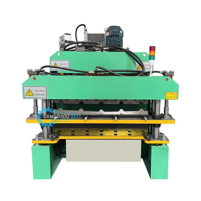 YX840&amp;836 Máquina de moldeado de láminas de acero de doble capa para techos