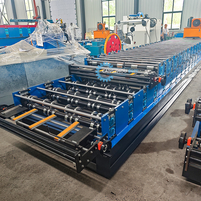 Perú Popular Tr4&amp;Tr5 Máquina de moldeado de rodillos de techo de revestimiento de zinc galvanizado de perfil de acero de doble capa