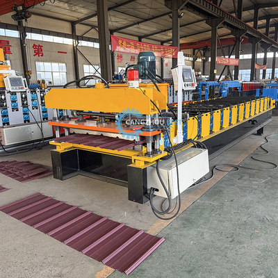 México Sistema de control PLC de una sola capa Máquina de moldeado de láminas para techos