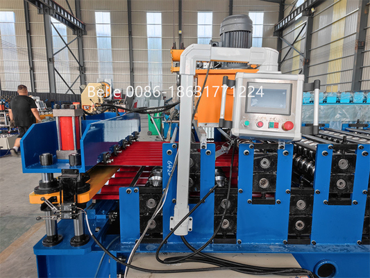 Delta PLC 15-20m/min Velocidad Máquina de formación de rodillos de doble capa Diseño fácil de usar
