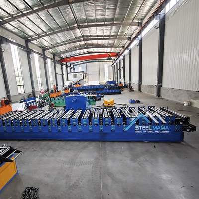 Máquina de moldeado de rodillos de doble capa de azulejos de acero Delta PLC