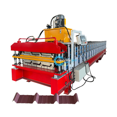 Máquina de hojas de techo de tejas de acero de operación automática para una producción suave