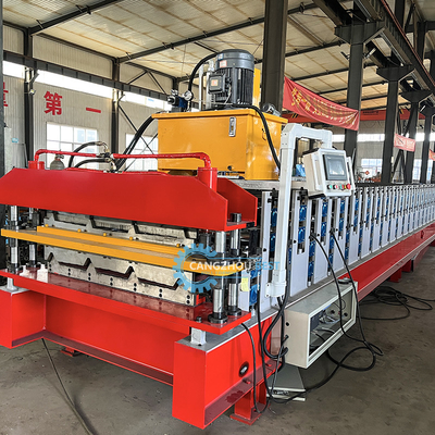 Máquina de hojas de techo de tejas de acero de operación automática para una producción suave