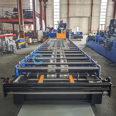 Máquina de moldeado de láminas trapezodial de techo de acero galvanizado de 1050 mm