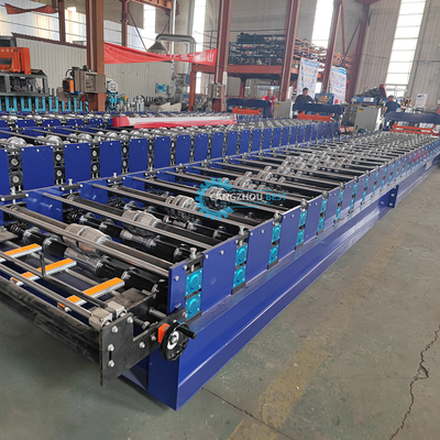 Rusia Popular H44 Profil de acero Galvanizado Panel de techo de rollo de formación de la máquina
