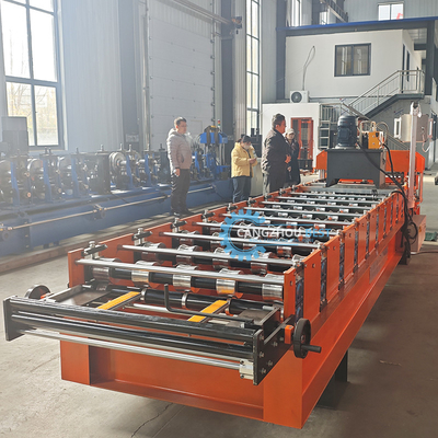 Máquina de moldeado de láminas de techo de acero color IBR / tejas de capa única