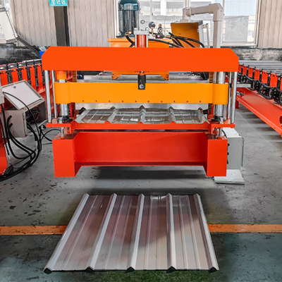 Máquina de hojas de techo de perfil de acero de alto rendimiento con 45 rodillos de acero 380V / 3Fase / 50Hz