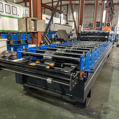 Máquina de moldeado de perfiles de acero de techo de tres capas para el espesor del material de 0,25-0,6 mm