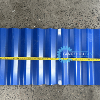 0.6mm Roof Sheet Roll Forming Machine por Delta PLC para proyectos grandes