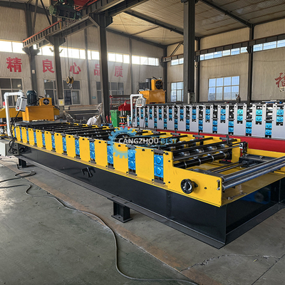 Máquina de moldeado de rodillos de chapa de techo de acero de perfil de color IBR R101