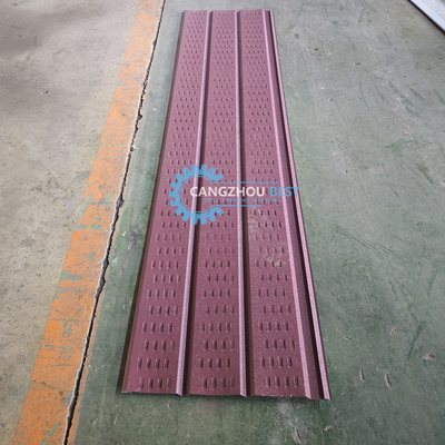 Control PLC Panel de pared de acero de alta velocidad Panel de soffit haciendo máquina de moldeado de rodillos