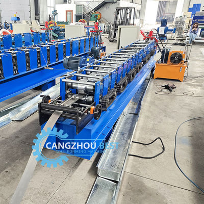 Máquina de conformado de rodillos para la fabricación de canal C de soporte de sistema vertical personalizada