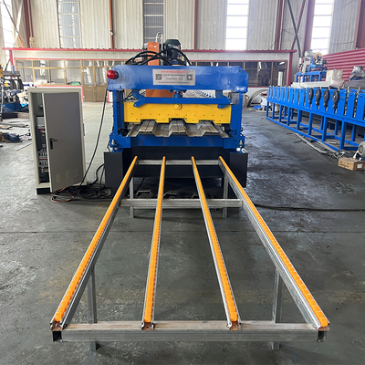 Máquina de moldeado de rodillos de cubierta de piso 1250mm Control PLC 22kw