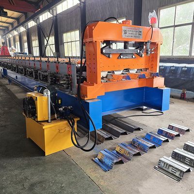 Máquina de moldeado de rodillos de cubierta de piso 1250mm Control PLC 22kw