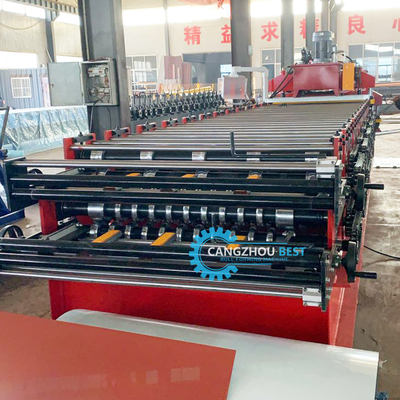 Máquina de moldeado de láminas para techos de azulejos Euro 0,4-0,6 mm de acero