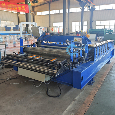 Precio de la máquina de láminas para techos de vano corto IBR Strip, máquina para techos totalmente automática