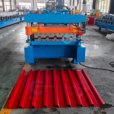 Máquina de fabricación de techos estándar sudafricano para techos de metal
